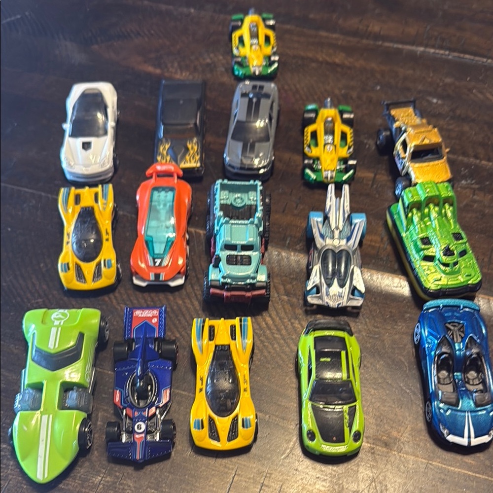Assorted hot wheels